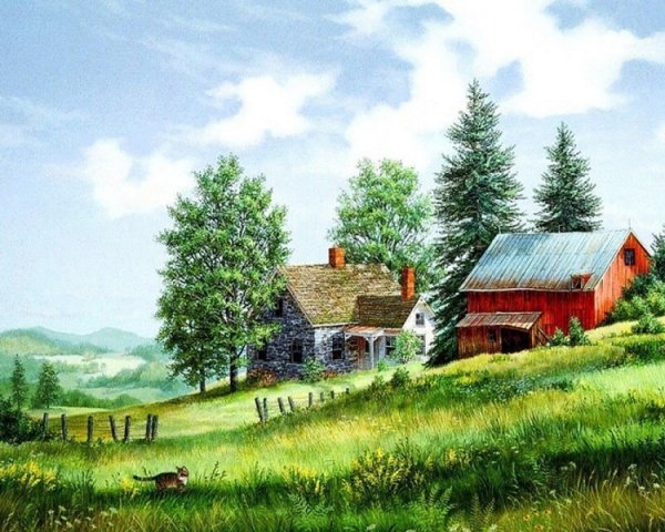 Художник Фред Сван картины