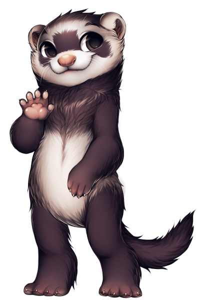 Хорек мультяшный