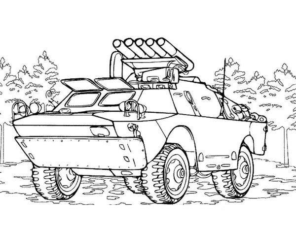 Урал 4320 раскраска