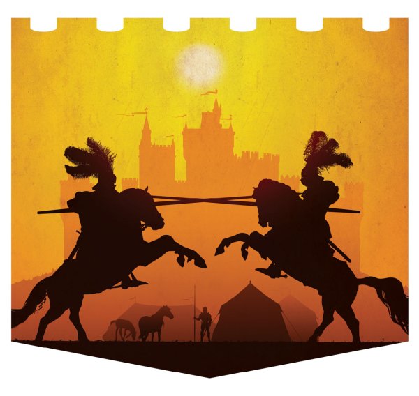 Рыцарский турнир иллюстрации