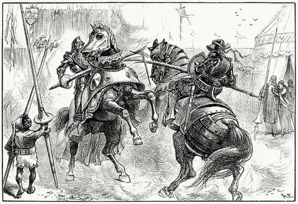 Айвенго Рыцарский турнир иллюстрации