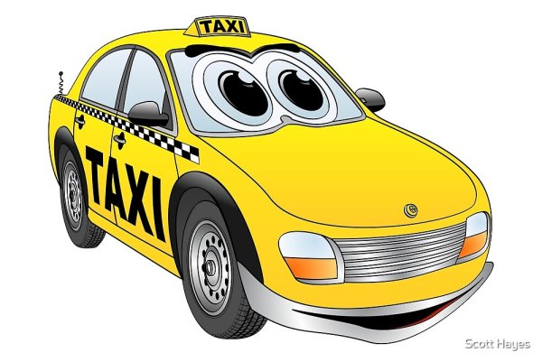 Машина такси для детей