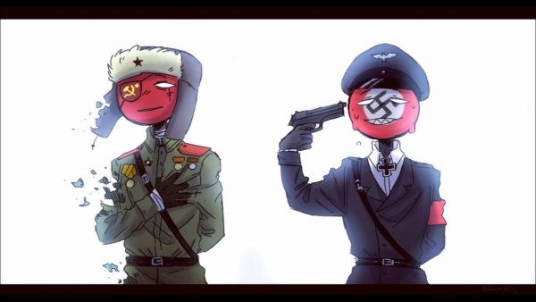 СССР И третий Рейх Countryhumans