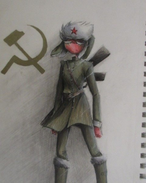 СССР В виде человека