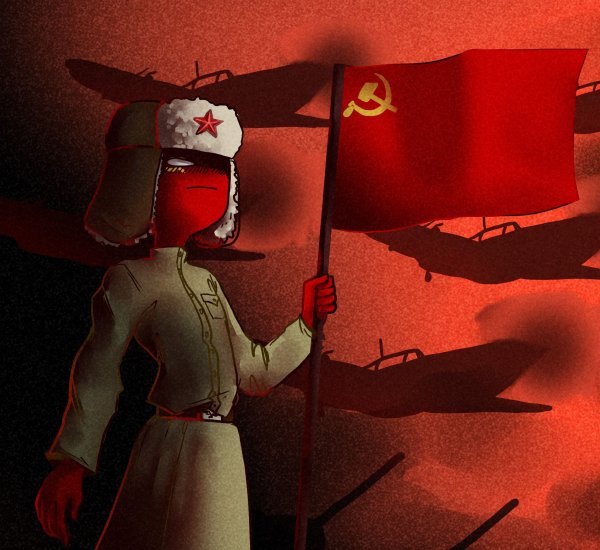 Советский Союз арт Countryhumans