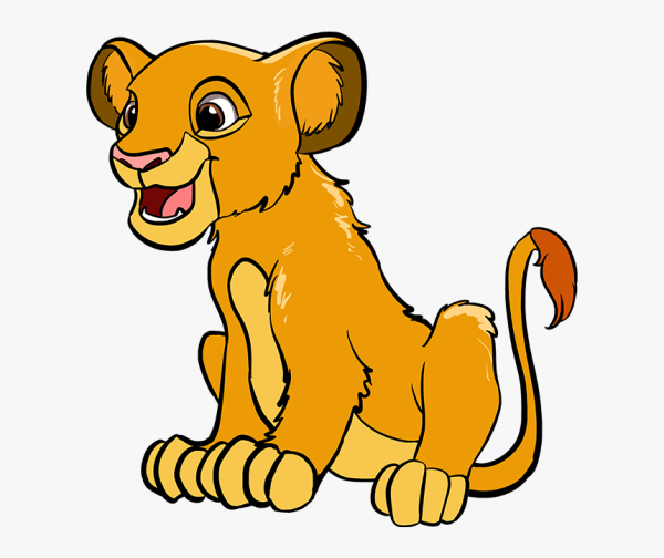 Симба рисовать