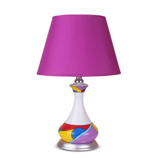 Лампа настольная цветная