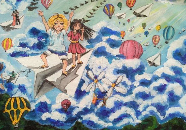 Поделки на тему мирное небо