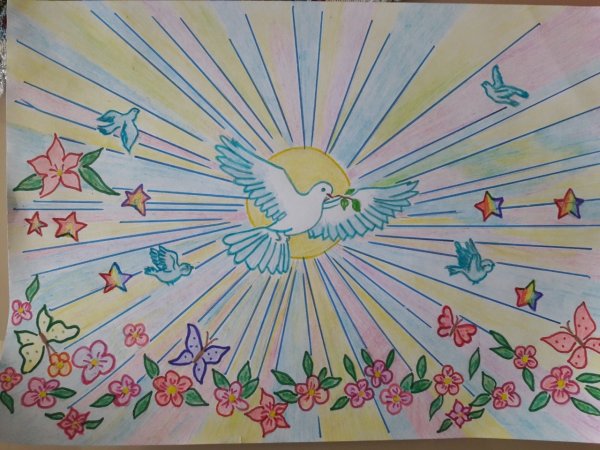 Мирное небо глазами детей