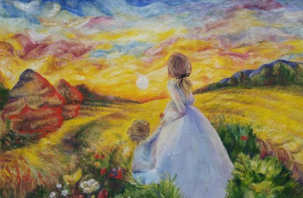 Рисунок на тему под мирным небом