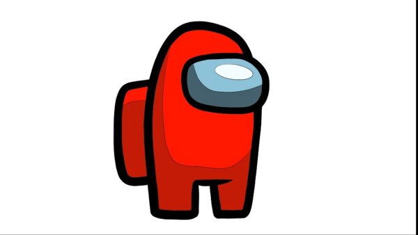 Амонг АС персонажи красный