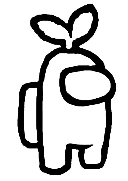 Раскраска амонг АС