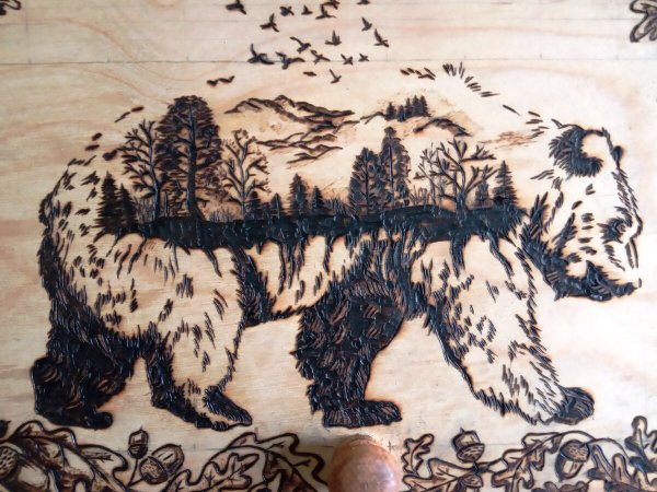 Трафареты для пирографии по дереву