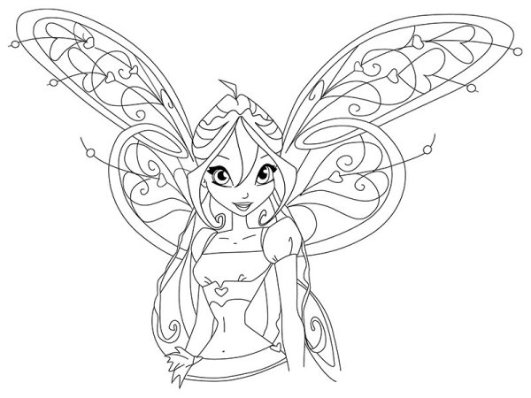 Рисунок феи Винкс Беливикс
