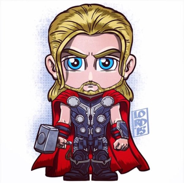 Chibi Derek Laufman Локи