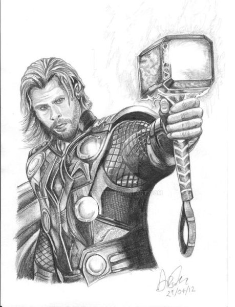 Крис Хемсворт портрет