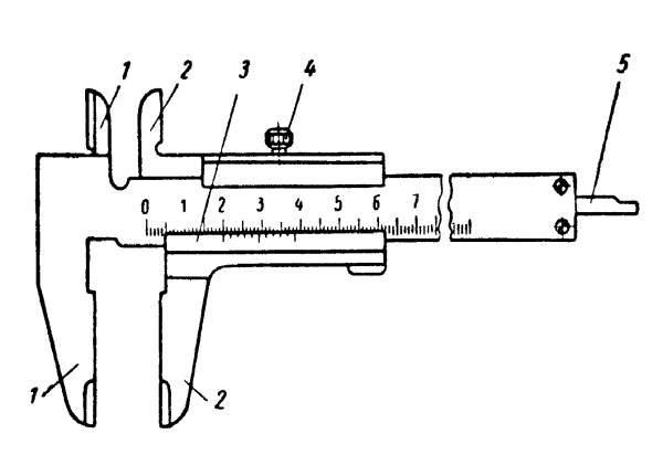 Штангенциркуль ШЦ-1-125-0.1 схема
