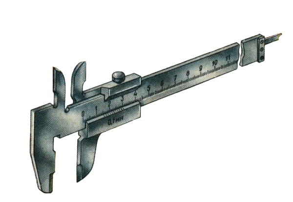 Конструкция штангенциркуля ШЦ 1