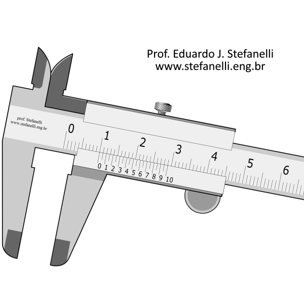 Штангенциркуль в разрезе