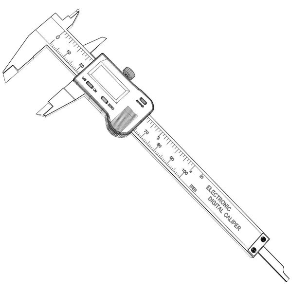 Штангельциркуль чертеж