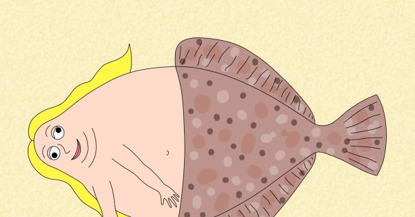 Камбала мультяшная