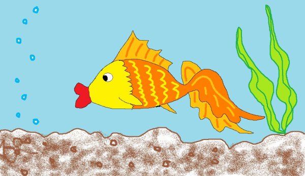 Детские рисунки в паинте