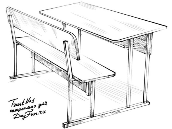 Кухонный стол мультяшный