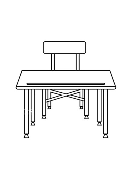 Нарисовать парту