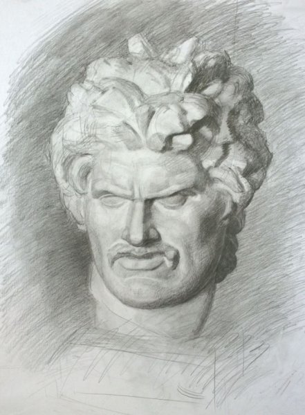 Голова Гаттамелата Академия художеств