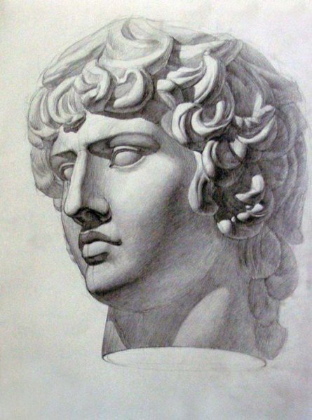 Афродита голова гипсовая МАРХИ