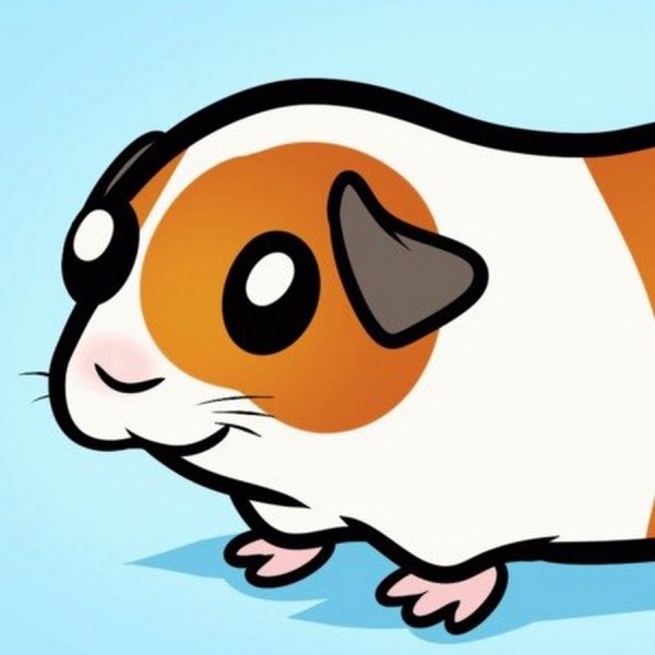 Нарисовать морскую свинку