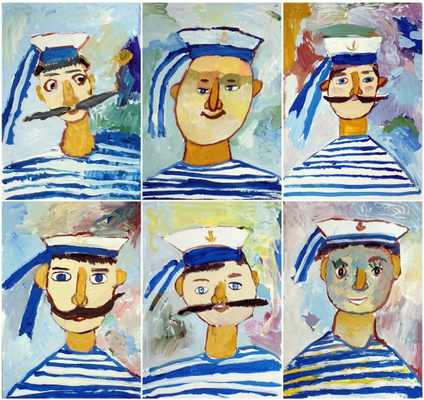 Матрос рисунок