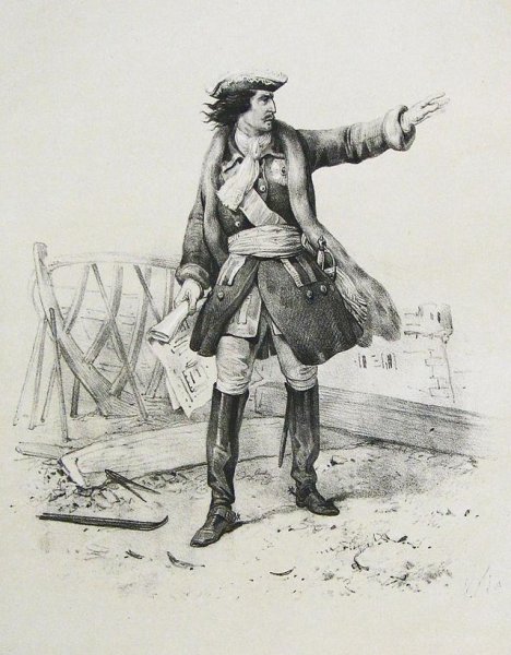 Петр 1 иллюстрации