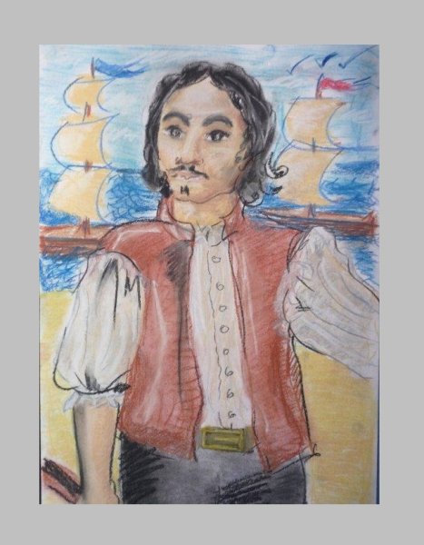 Петр 1 портрет легкий