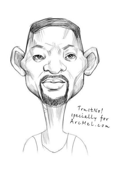 Карикатура карандашом