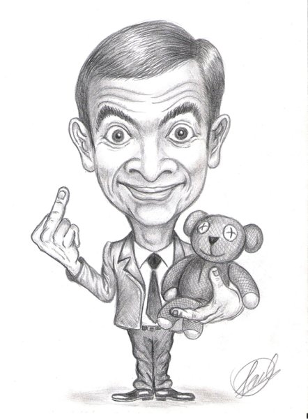Дружеский шарж для детей