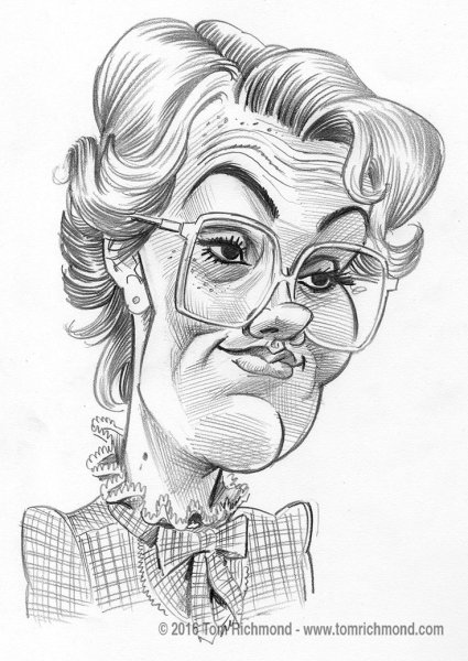 Сатирический портрет в графике