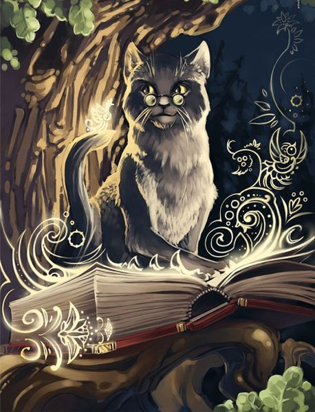 Кот Баюн у Лукоморья