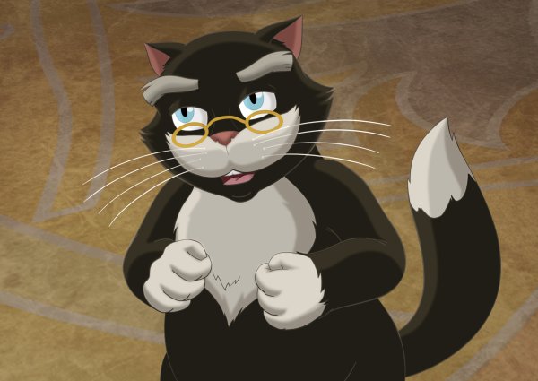 Котик ученый