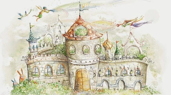 Замок рисунок