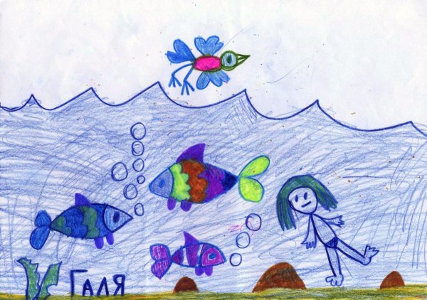 Рисование на свободную тему 5 класс