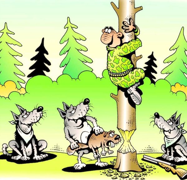 Карикатуры на охотников