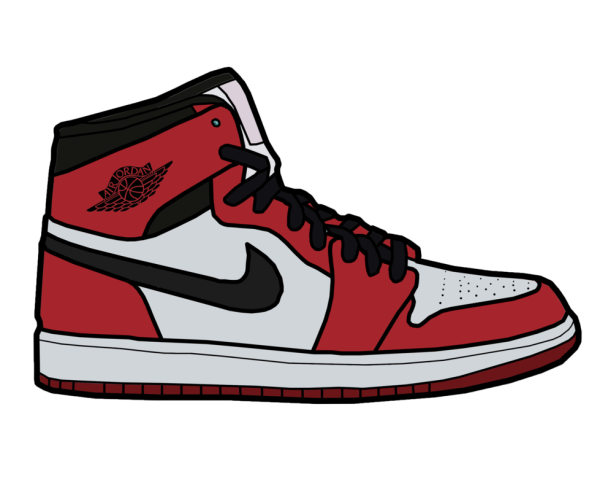 Nike Air Jordan 1 Retro White Black Red