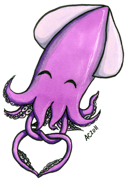 Тату кальмар