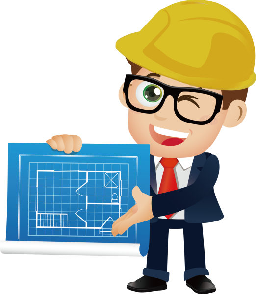 Инженер мультяшный