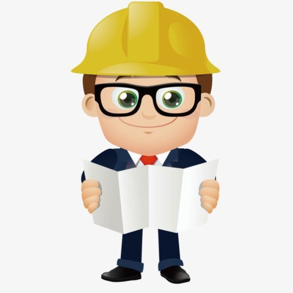 Инженер мультяшный