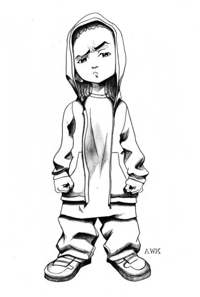 Рисунки карандашом банды