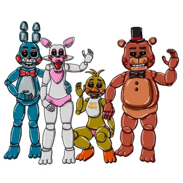 Раскраска ФНАФ 4 Бонни