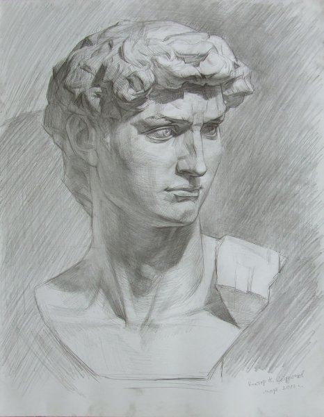 Давид Микеланджело тату эскиз