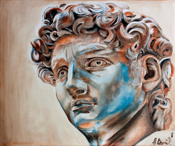 Давид Микеланджело портрет арт